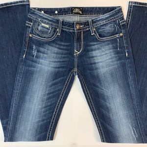 Express Rerock Bootcut Jeans sz 4L